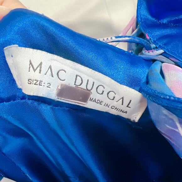 Mac Duggal Floral Cutout Gown - Picture 7 of 13